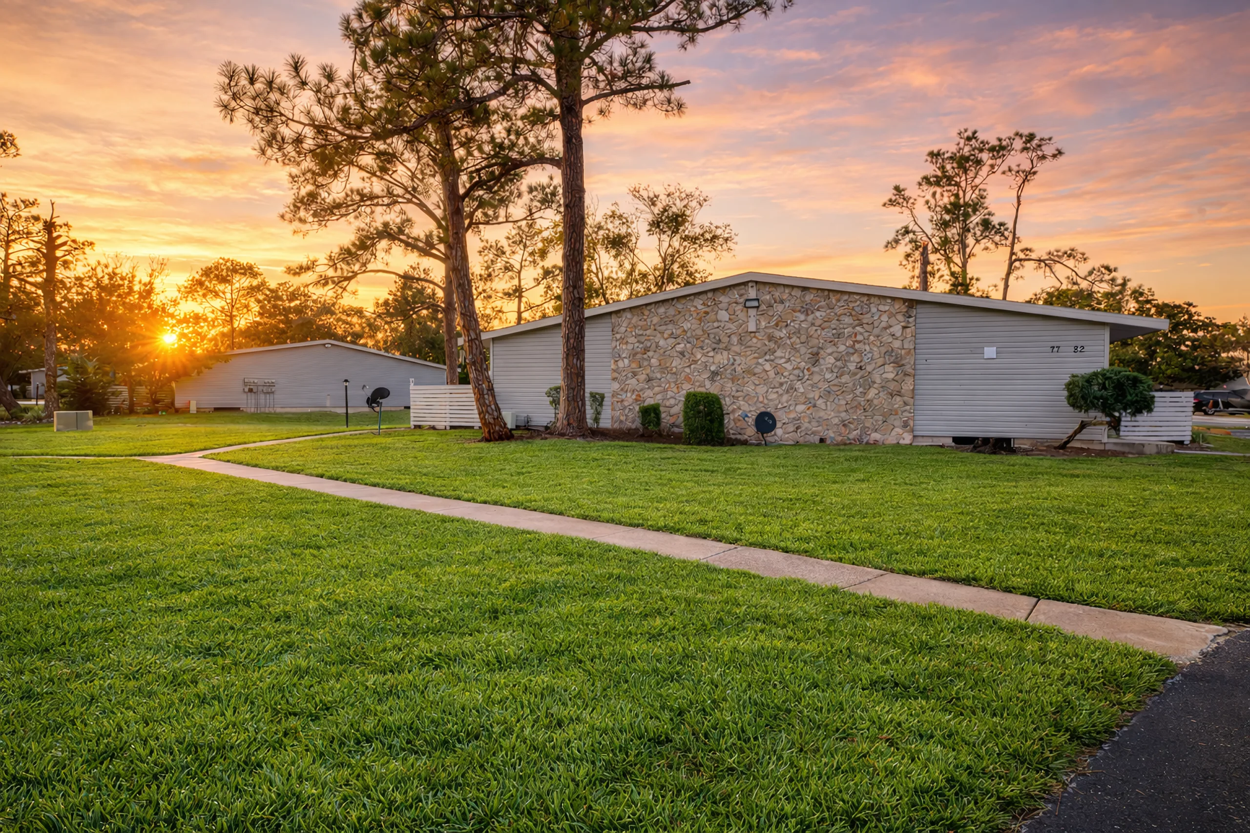 Stone Cove Apartments exterior in St. Augustine.