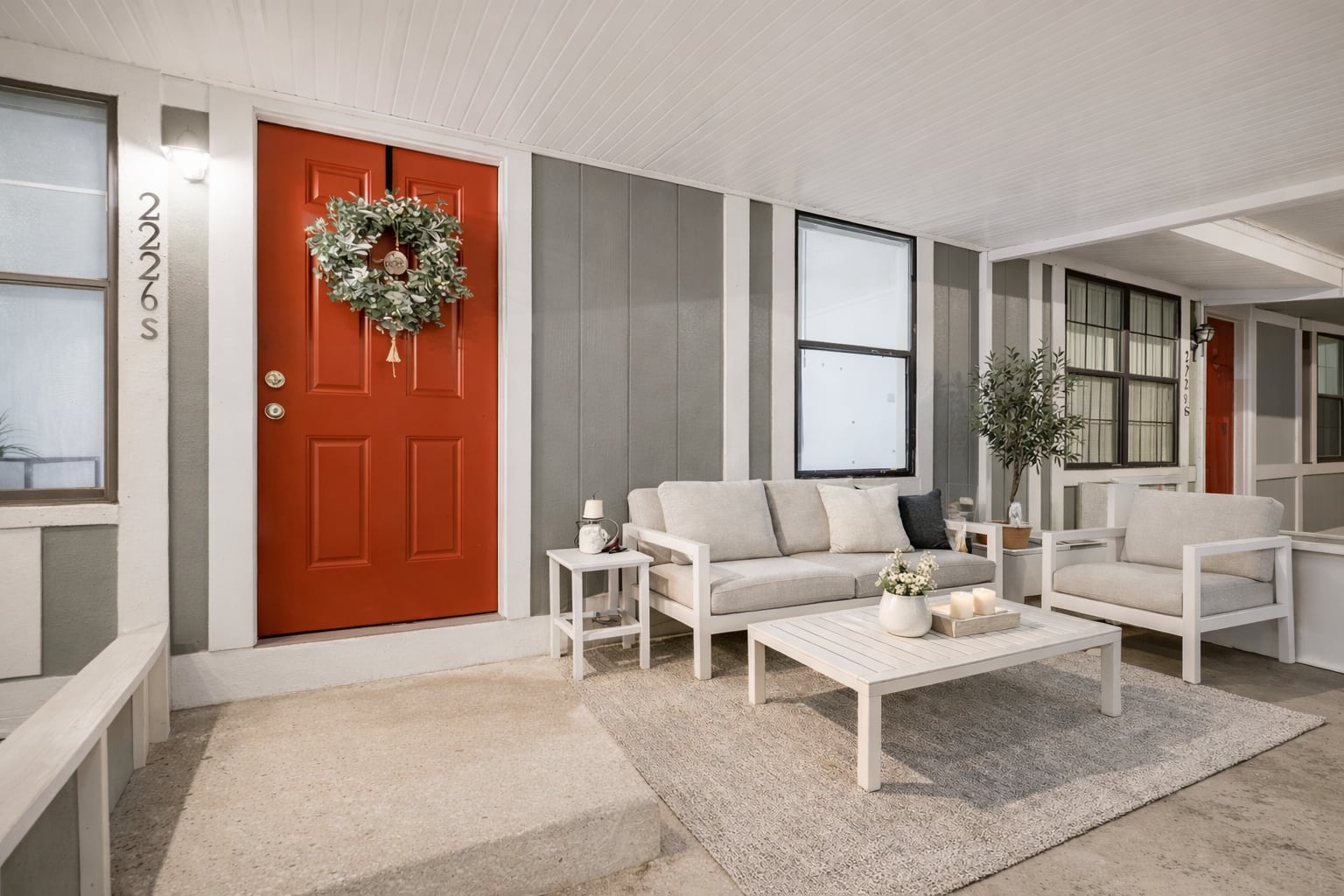 Live Oak Apartments residential entry and operating surface in Tampa.