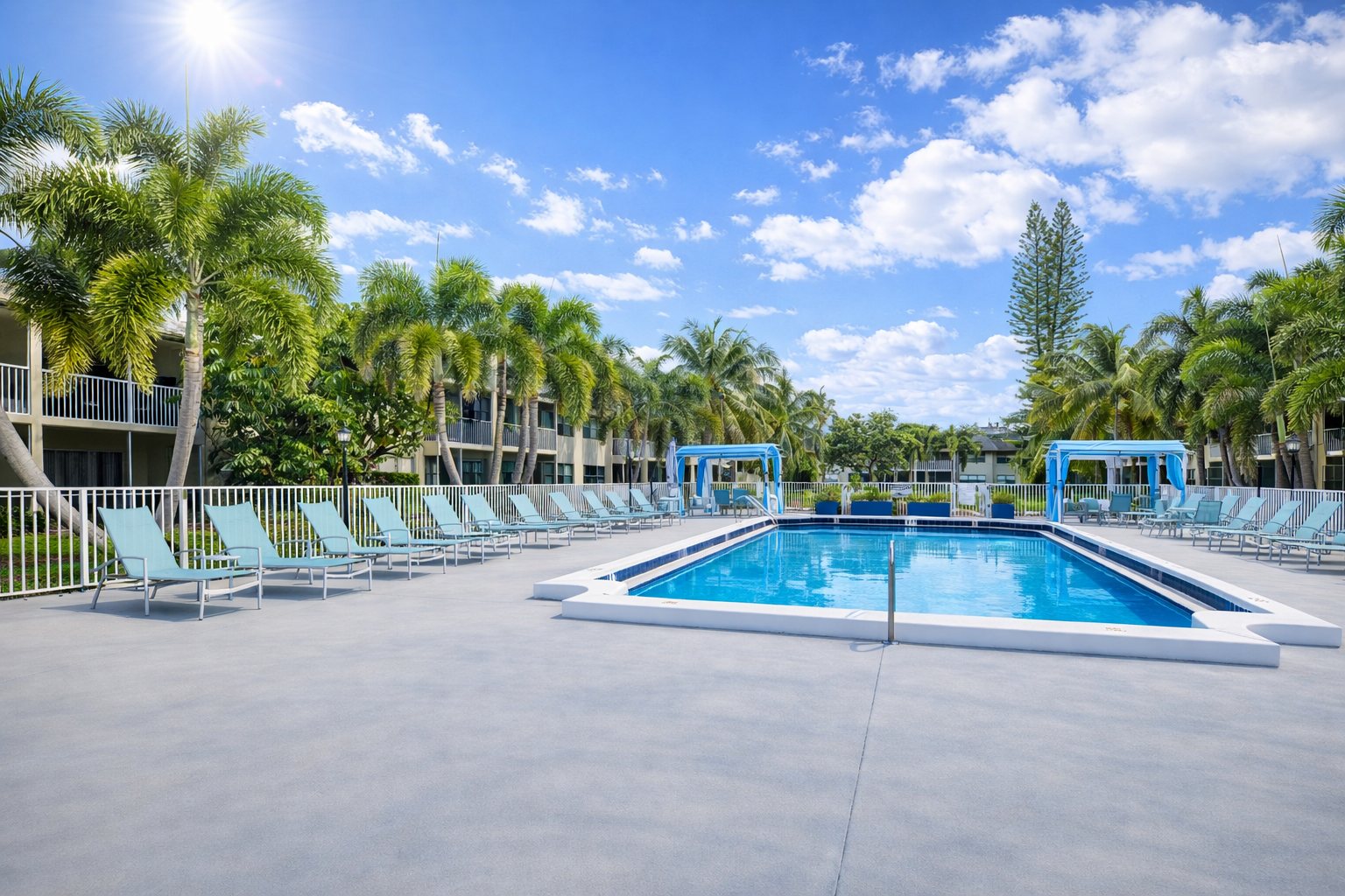 Waterford Bay pool courtyard in Boca Raton